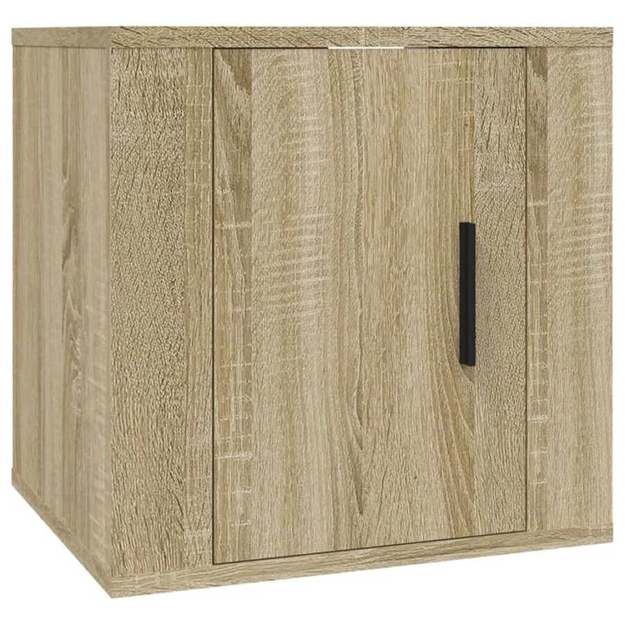 4-delige Tv-meubelset bewerkt hout sonoma eikenkleurig - Afbeelding 6