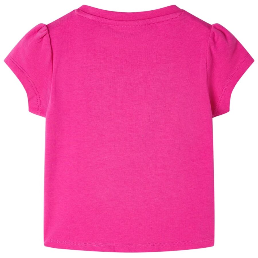 Kindershirt 140 donkerroze - Afbeelding 2