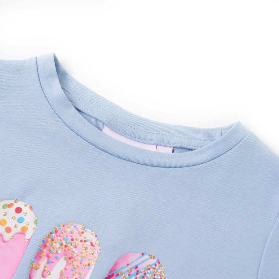 Kindershirt 92 blauw - Afbeelding 3