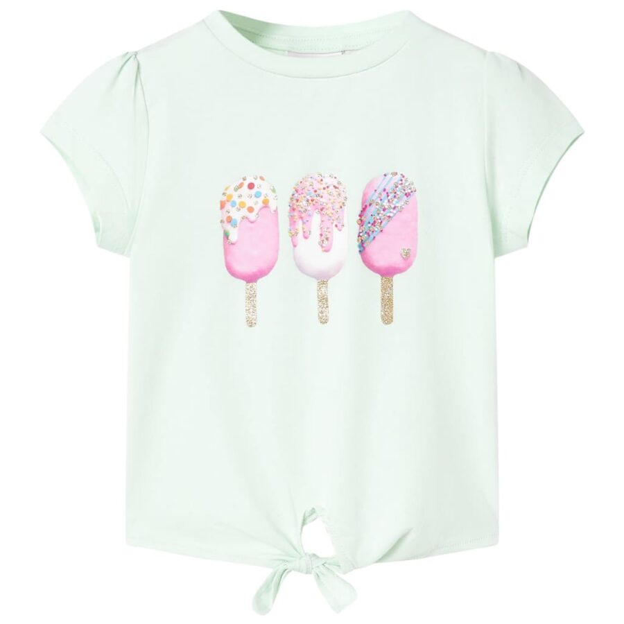 Kindershirt 92 lichtmint