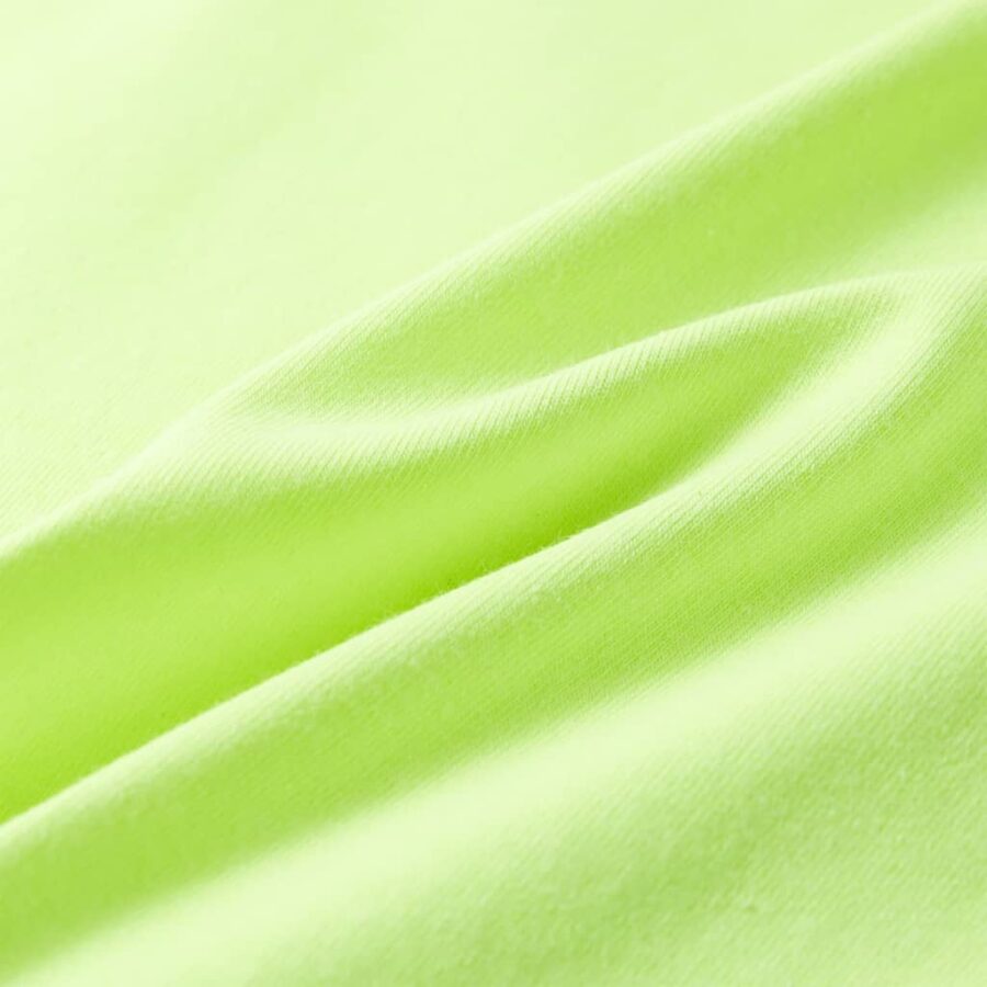 Kindershirt 92 neongeel - Afbeelding 7