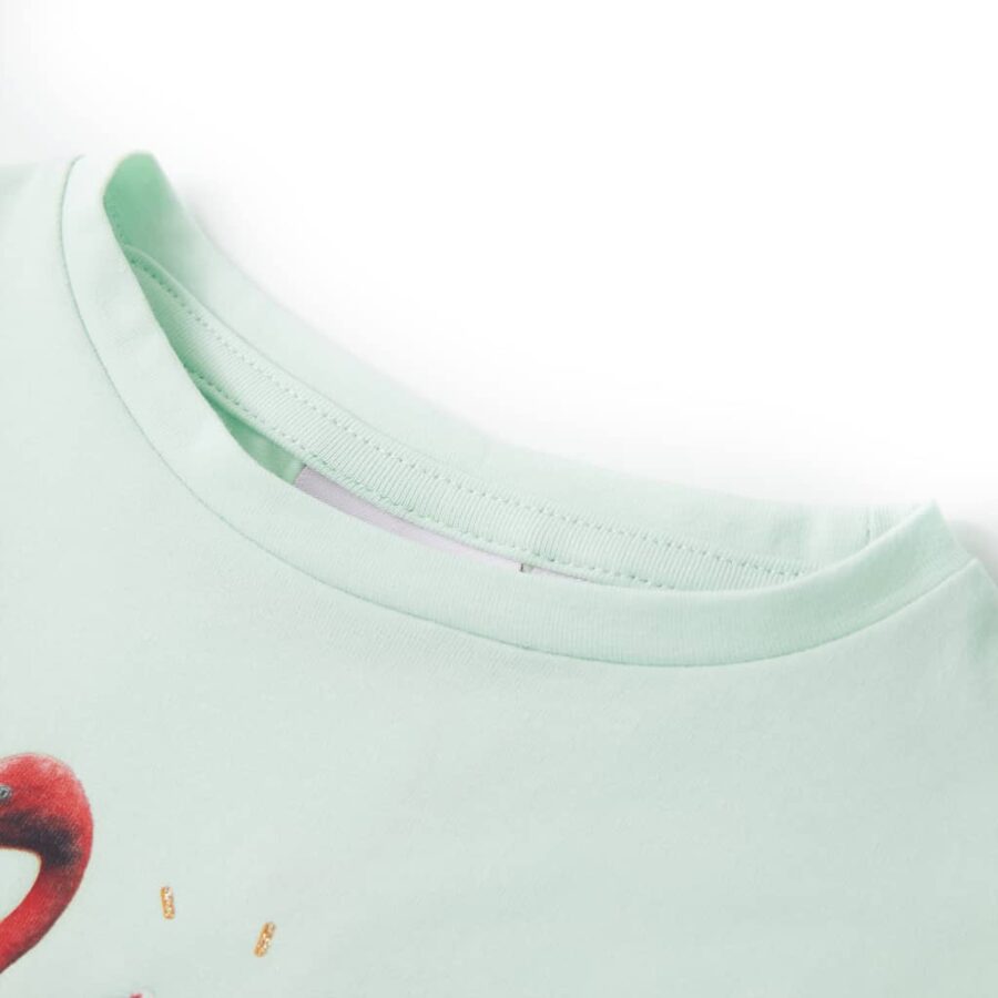 Kindershirt 92 lichtmint - Afbeelding 3