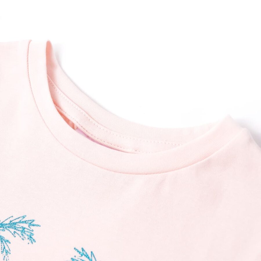 Kindershirt 116 zachtroze - Afbeelding 3