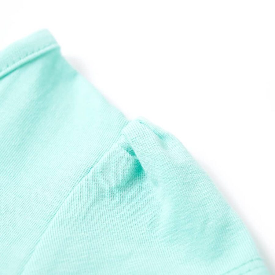 Kindershirt 128 lichtmint - Afbeelding 4