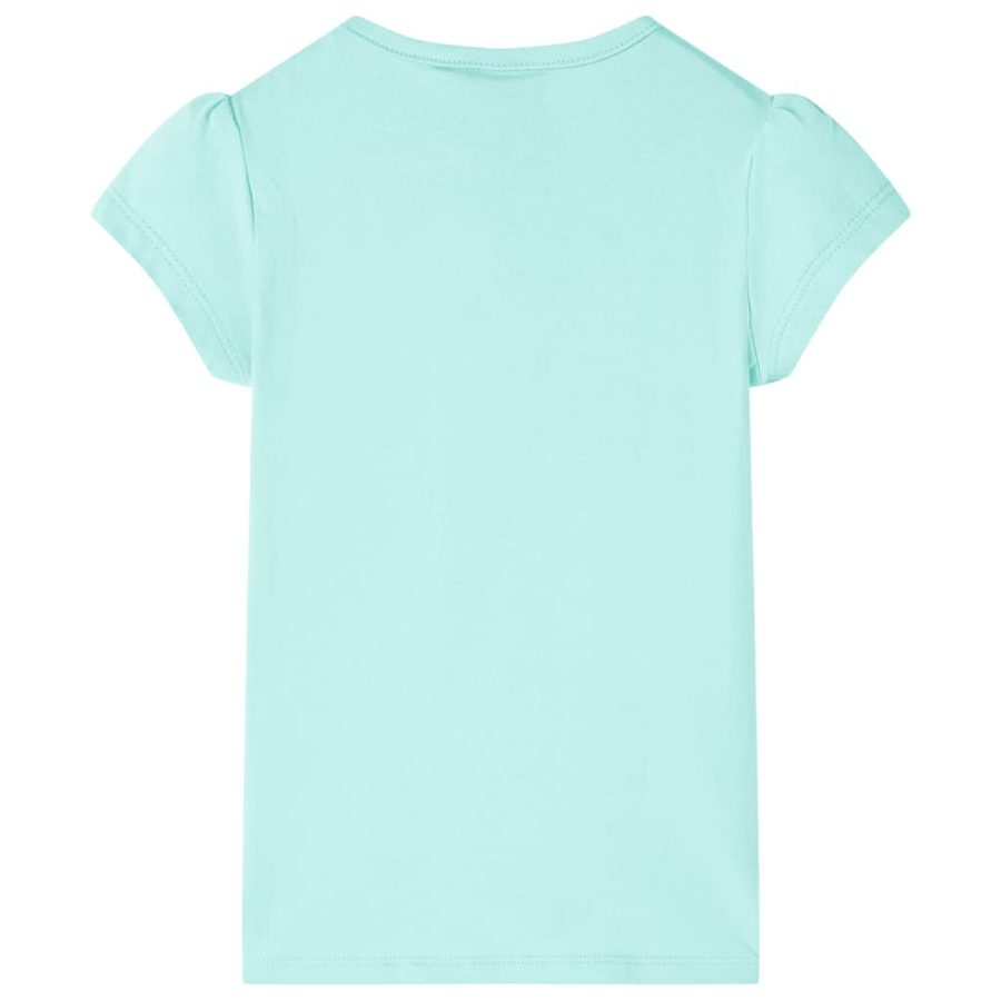 Kindershirt 140 lichtmint - Afbeelding 2