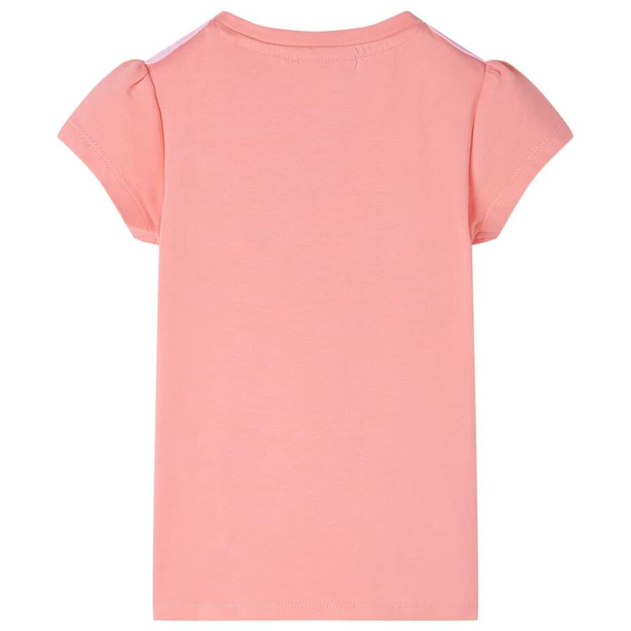 Kindershirt 92 lichtkoraalkleurig - Afbeelding 2