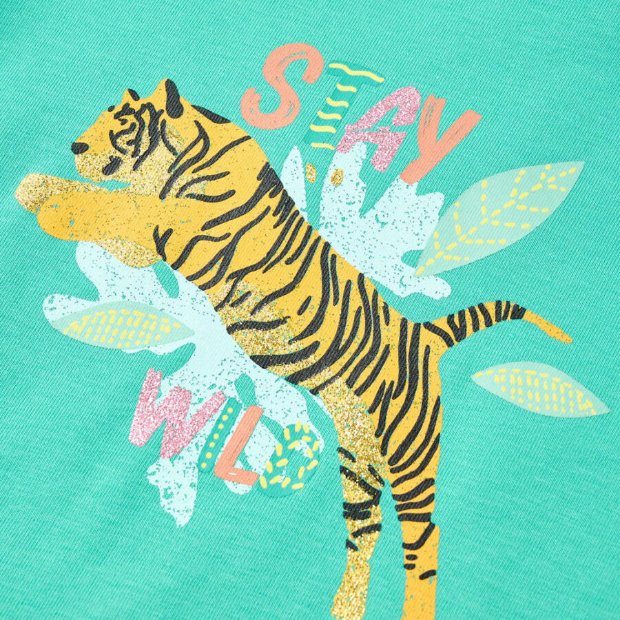 Kindershirt 92 mintkleurig - Afbeelding 4