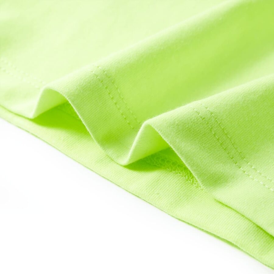 Kindershirt 140 neongeel - Afbeelding 6