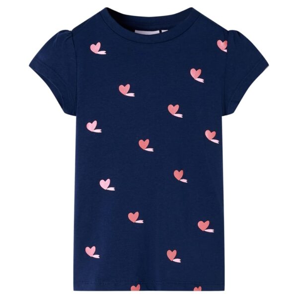 Kindershirt 92 marineblauw