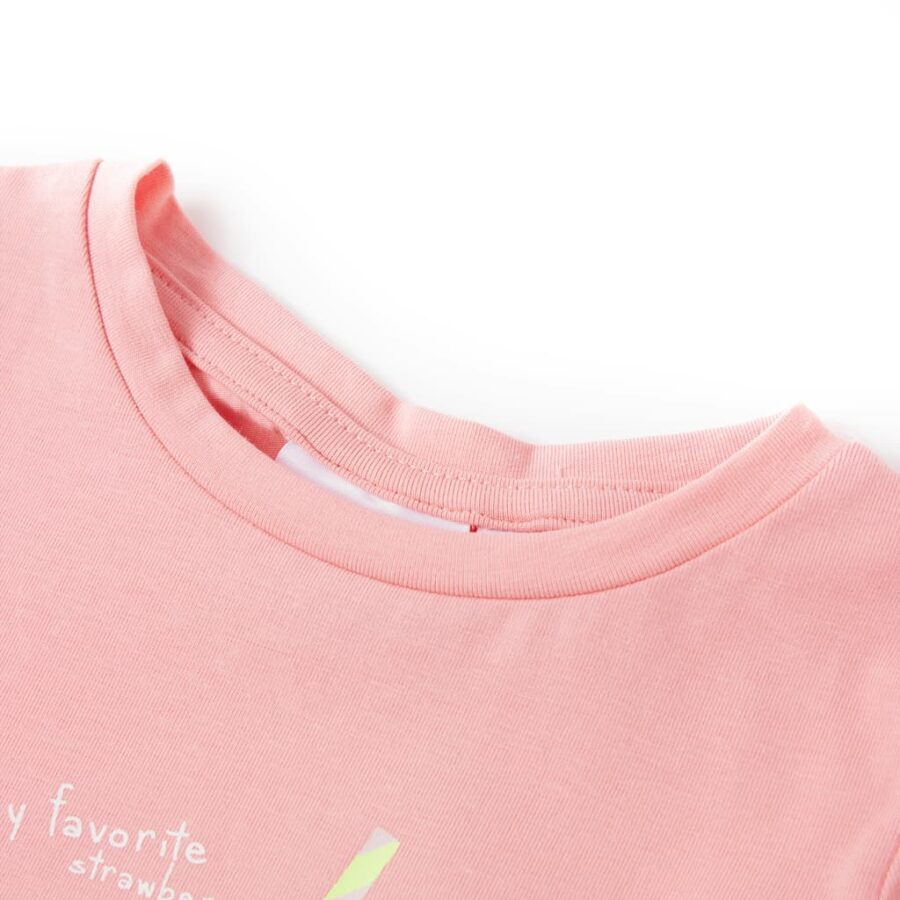 Kindershirt 92 roze - Afbeelding 3