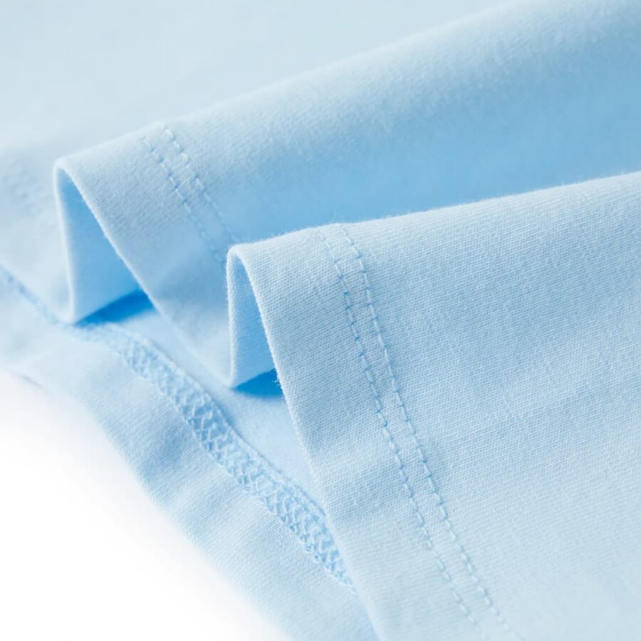 Kindershirt 92 zachtblauw - Afbeelding 6