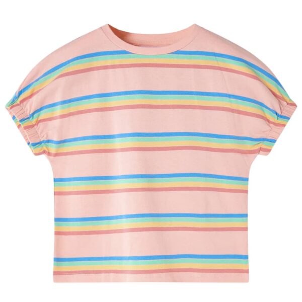 Kindershirt 140 perzikkleurig