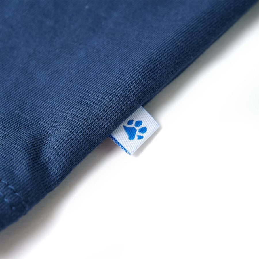 Kindershirt 128 donkerblauw - Afbeelding 5