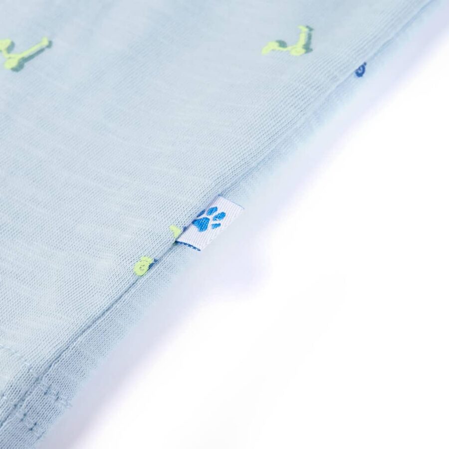 Kindershirt 140 lichtblauw - Afbeelding 5