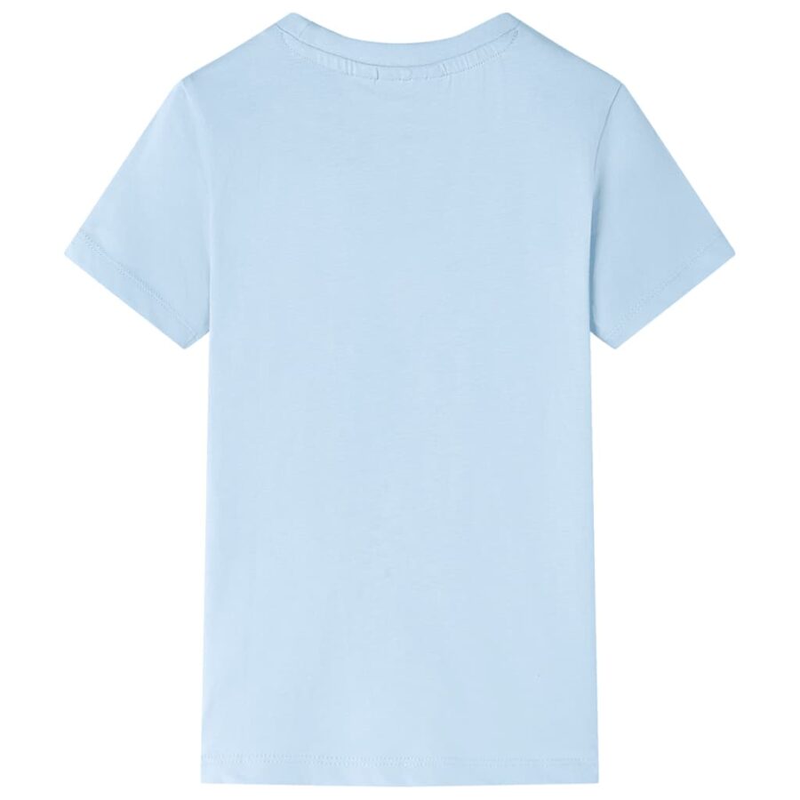 Kindershirt 140 lichtblauw - Afbeelding 2