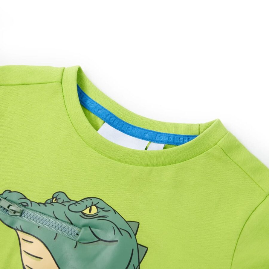 Kindershirt 92 limoengroen - Afbeelding 3