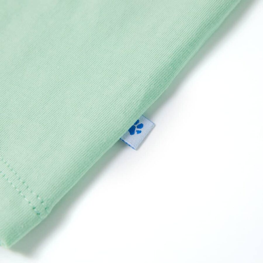 Kindershirt met korte mouwen 92 lichtgroen - Afbeelding 5