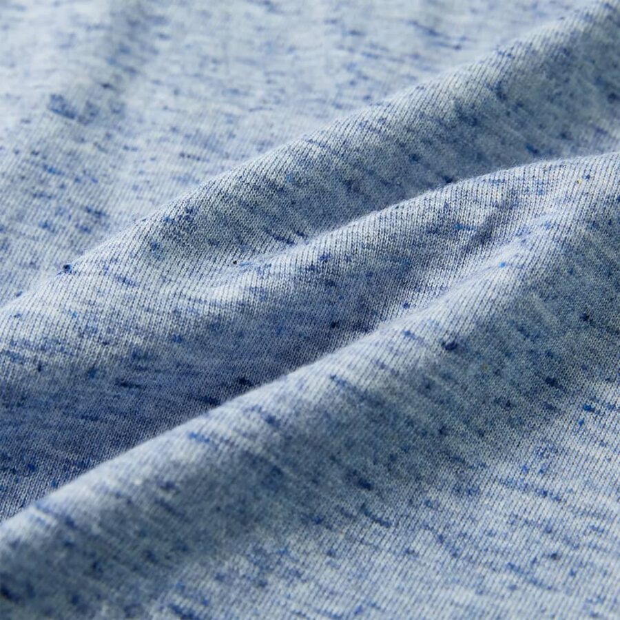 Kindershirt met korte mouwen 128 gemêleerd blauw - Afbeelding 7
