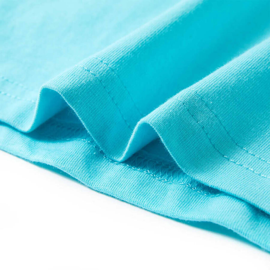 Kindershirt met korte mouwen 140 zeeblauw - Afbeelding 6