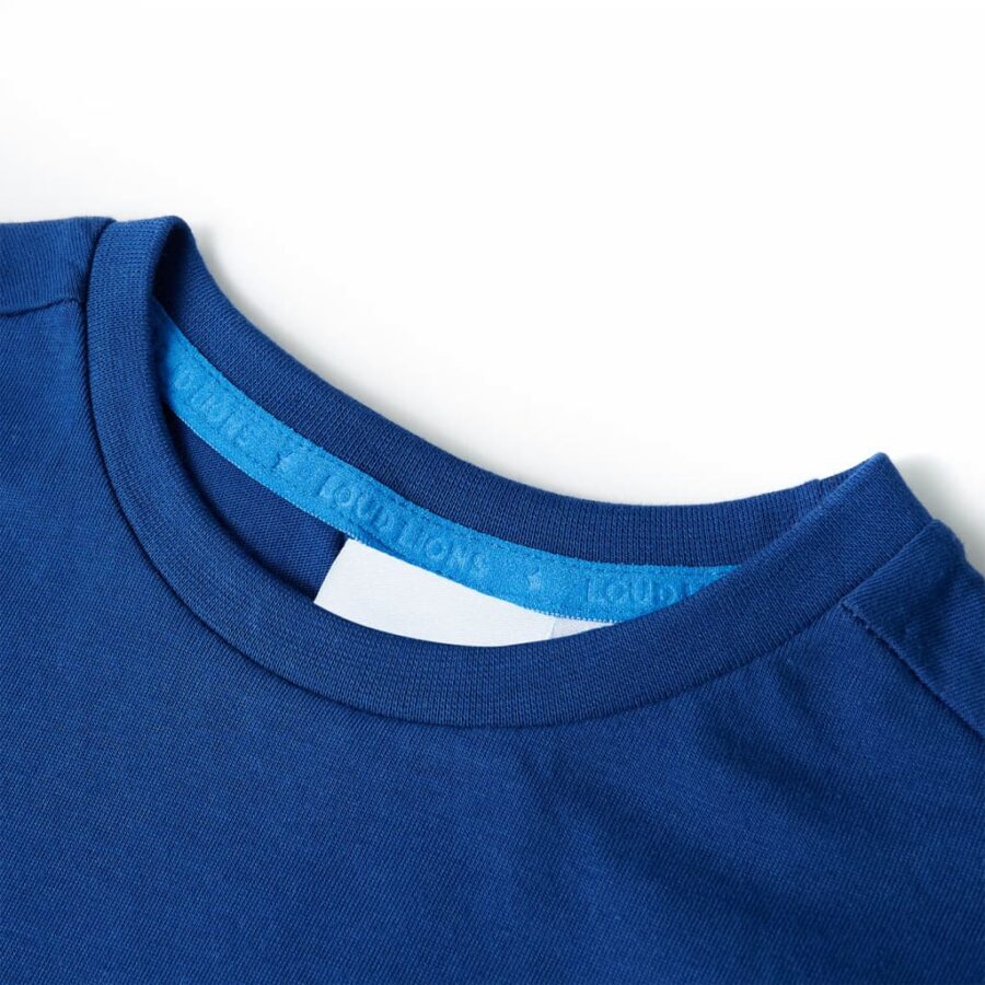 Kindershirt 92 donkerblauw - Afbeelding 3