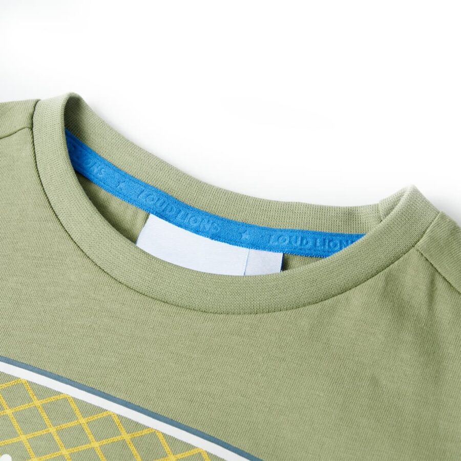 Kindershirt 116 lichtkakikleurig - Afbeelding 3