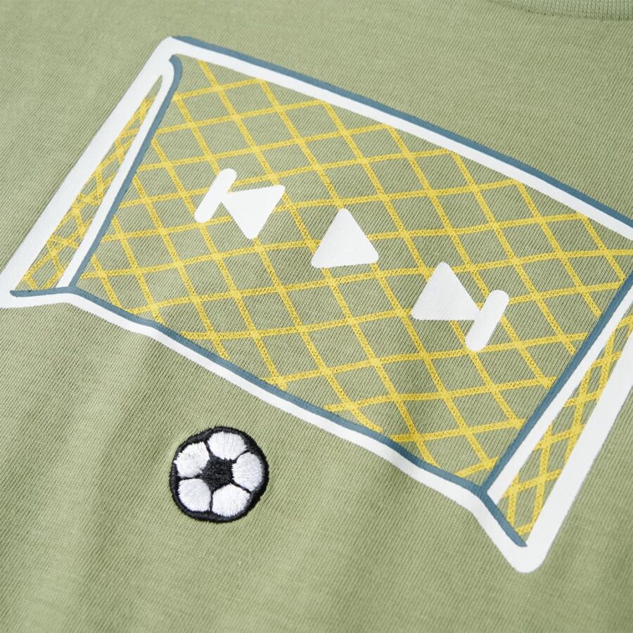 Kindershirt 116 lichtkakikleurig - Afbeelding 4