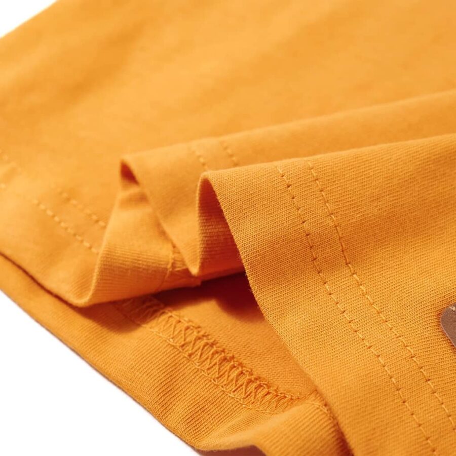 Kindershirt met lange mouwen 104 okerkleurig - Afbeelding 6
