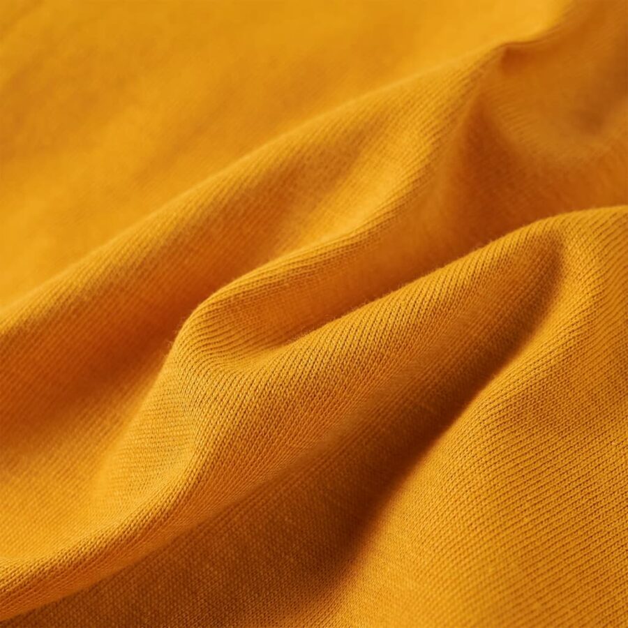 Kindershirt met lange mouwen 104 okerkleurig - Afbeelding 7