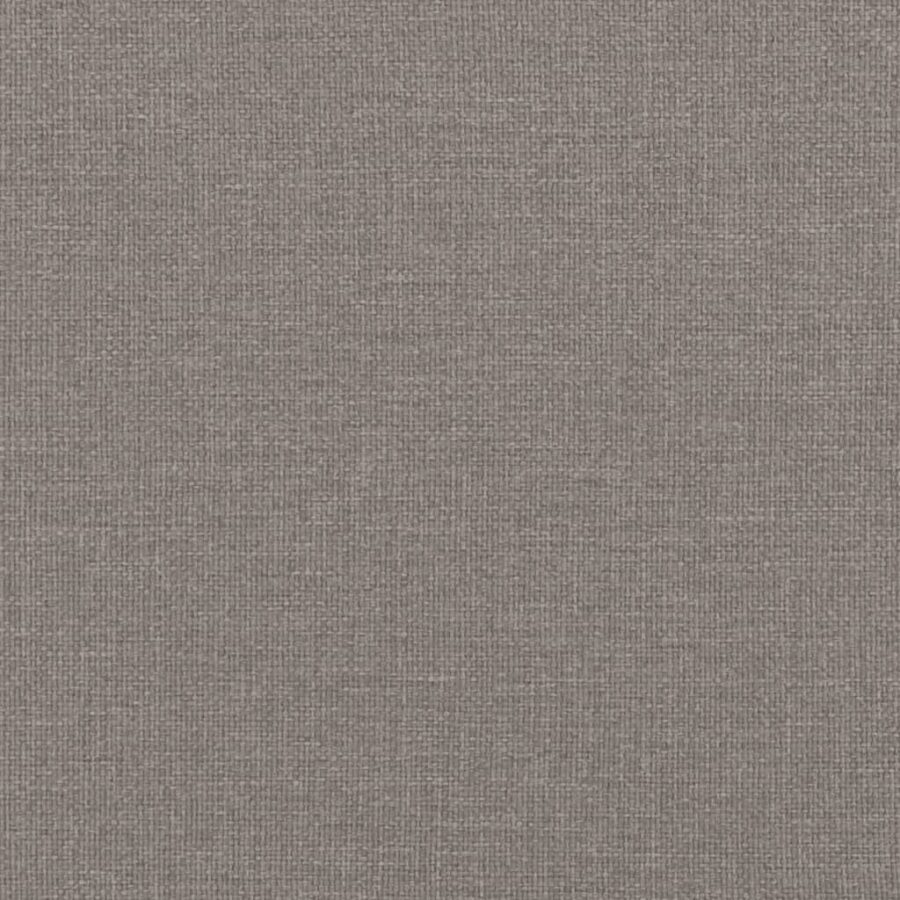4-delige Loungeset met kussens stof taupe - Afbeelding 9