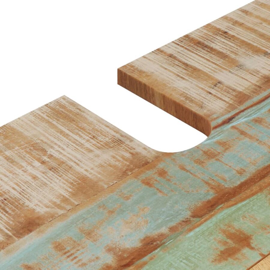4-delige Badkamermeubelset massief hergebruikt hout - Afbeelding 10