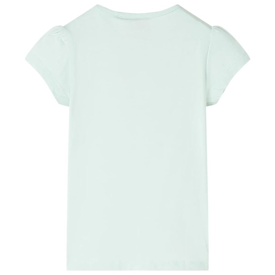 Kindershirt 140 lichtmint - Afbeelding 2