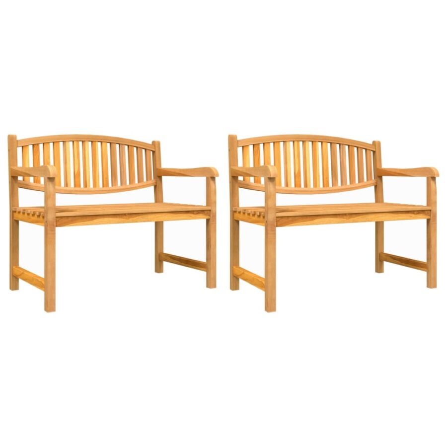 3-delige Tuinset massief teakhout - Afbeelding 3