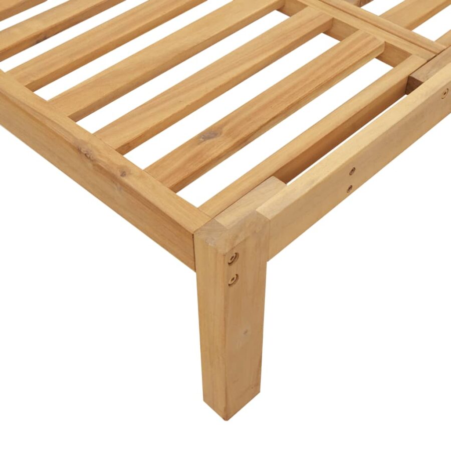 4-delige Loungeset pallet massief acaciahout - Afbeelding 6