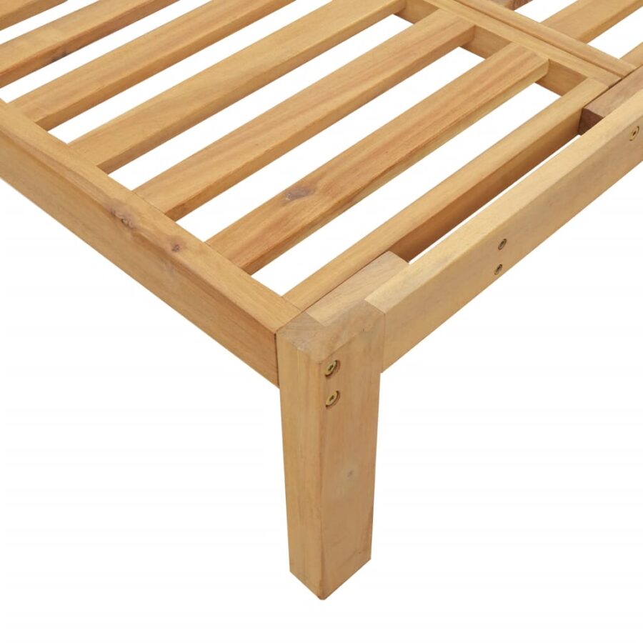 4-delige Loungeset pallet massief acaciahout - Afbeelding 6