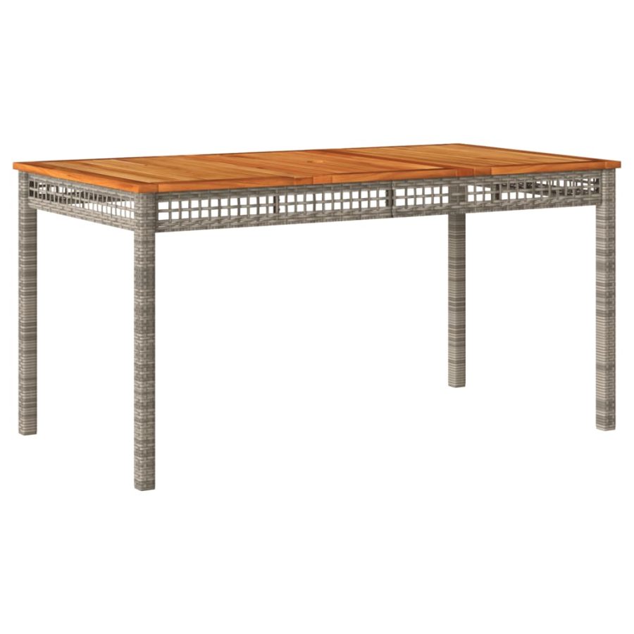 5-delige Tuinset met kussens poly rattan grijs - Afbeelding 5