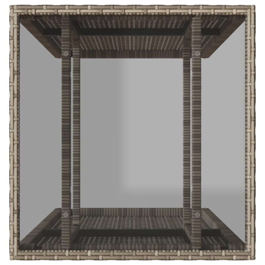 3-delige Bistroset met kussens poly rattan beige - Afbeelding 7