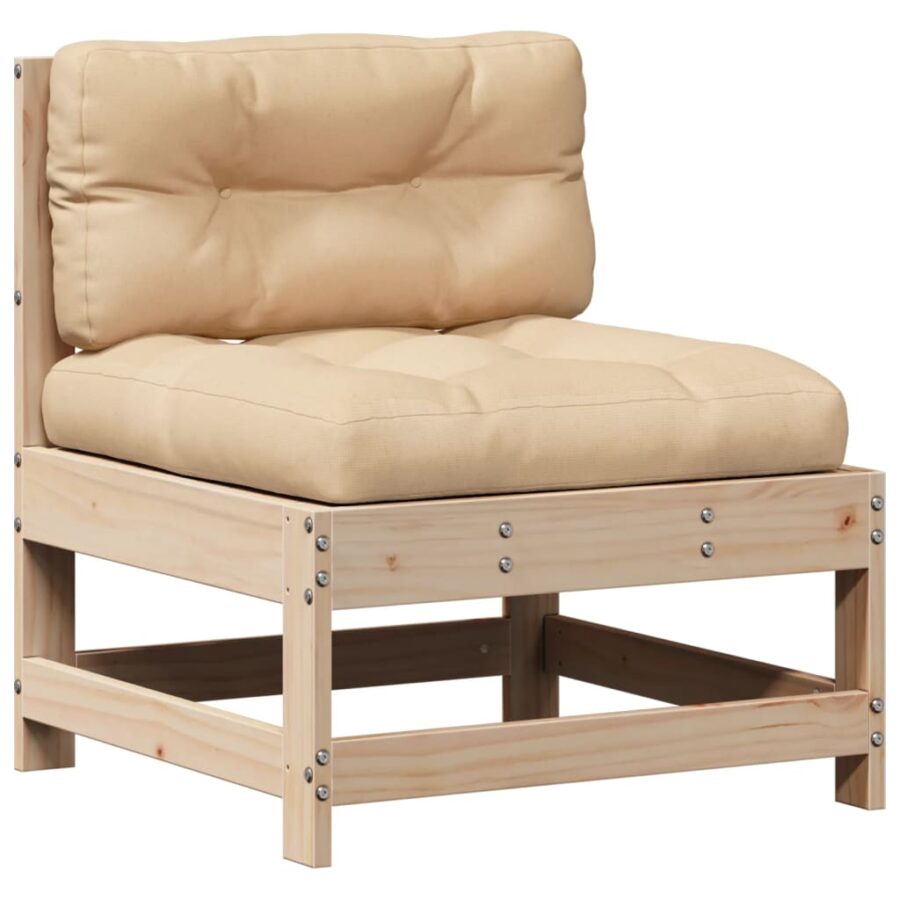 4-delige Loungeset massief grenenhout - Afbeelding 5