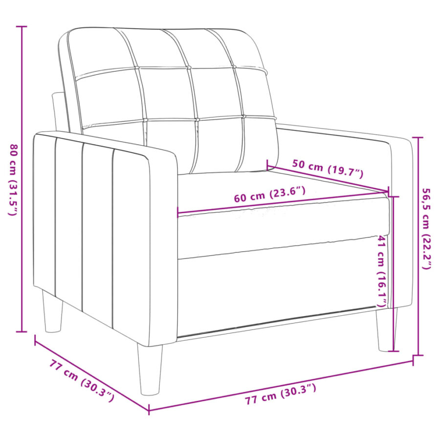 3-delige Loungeset met sierkussens stof zwart - Afbeelding 12