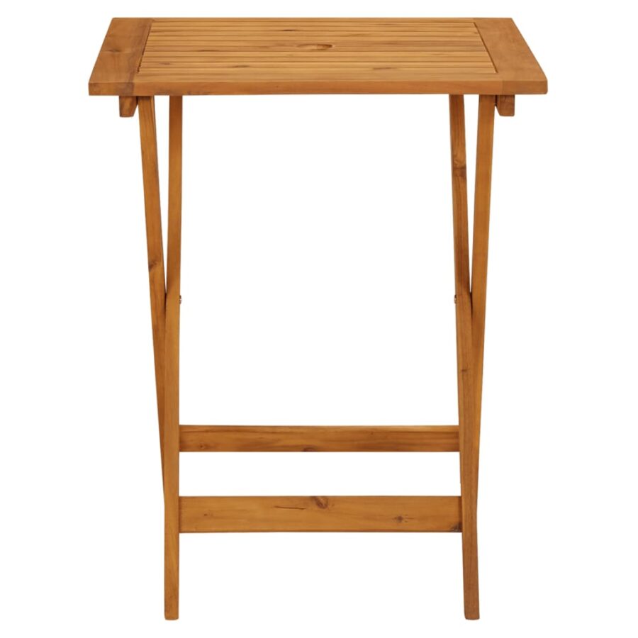 3-delige Bistroset stof en massief hout antracietkleurig - Afbeelding 6