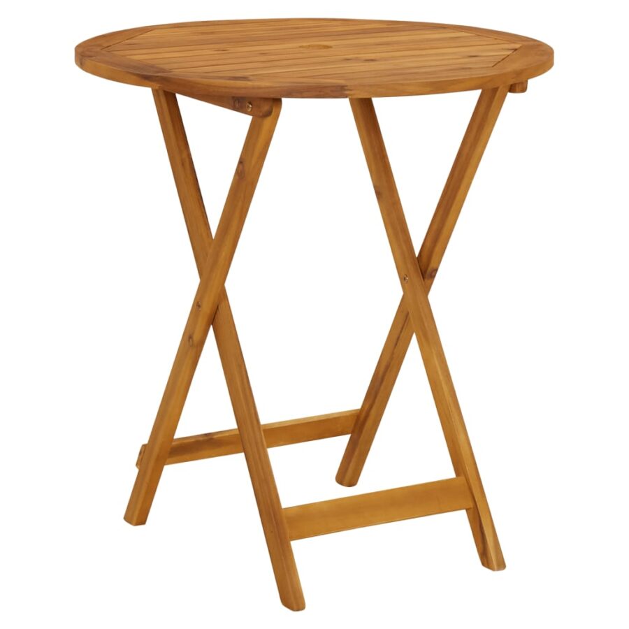 3-delige Bistroset poly rattan en massief hout zwart - Afbeelding 5