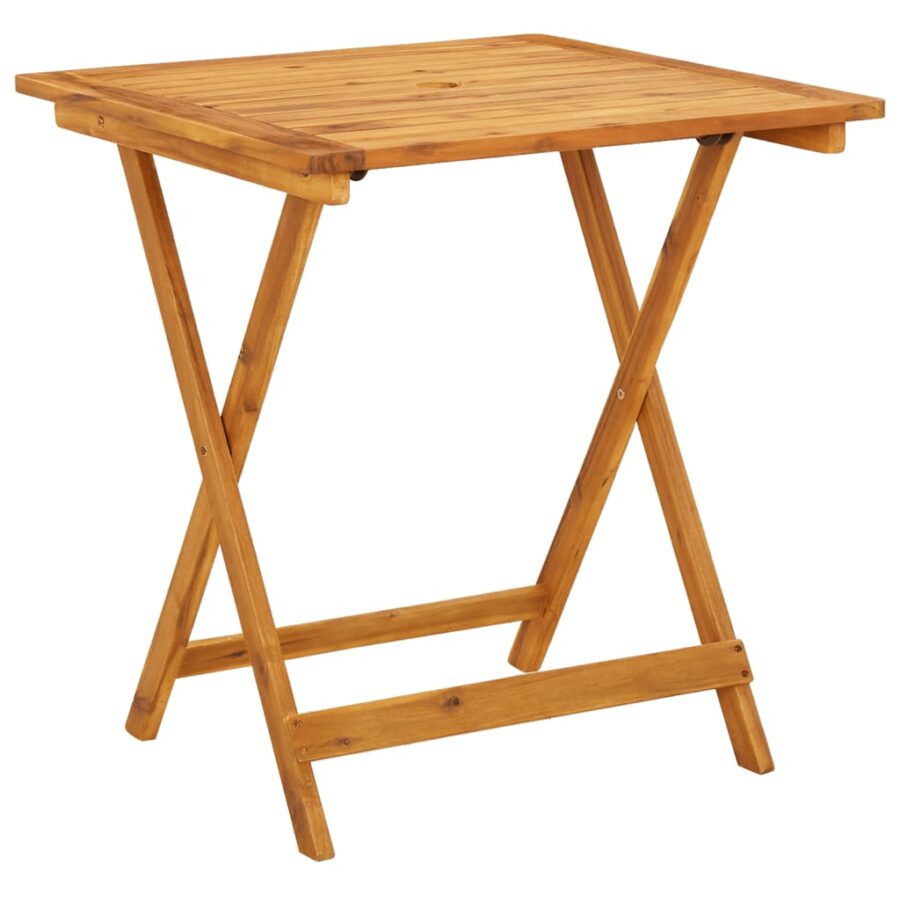 3-delige Bistroset stof en massief hout antracietkleurig - Afbeelding 3
