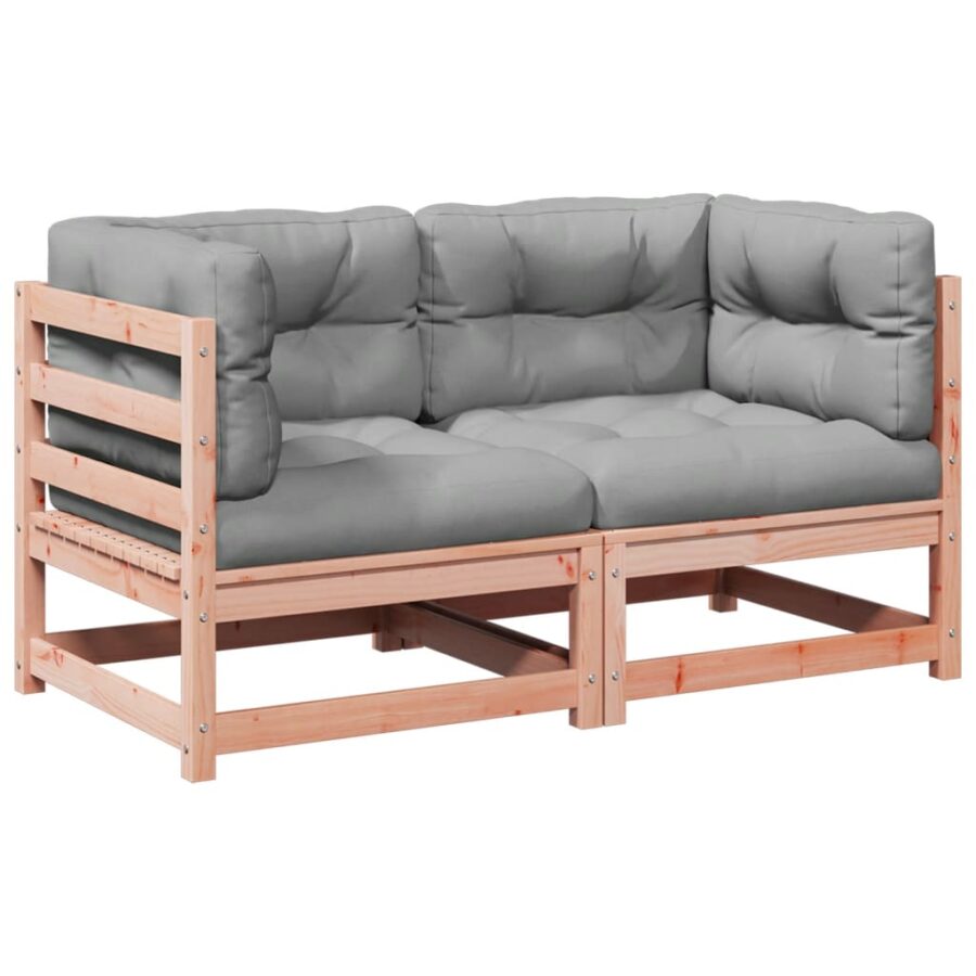 2-delige Loungeset met kussens massief douglas vurenhout - Afbeelding 2