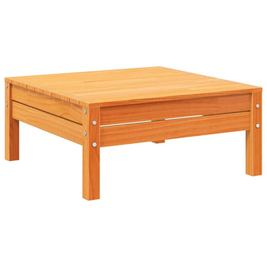 10-delige Loungeset met kussens massief grenenhout wasbruin - Afbeelding 7