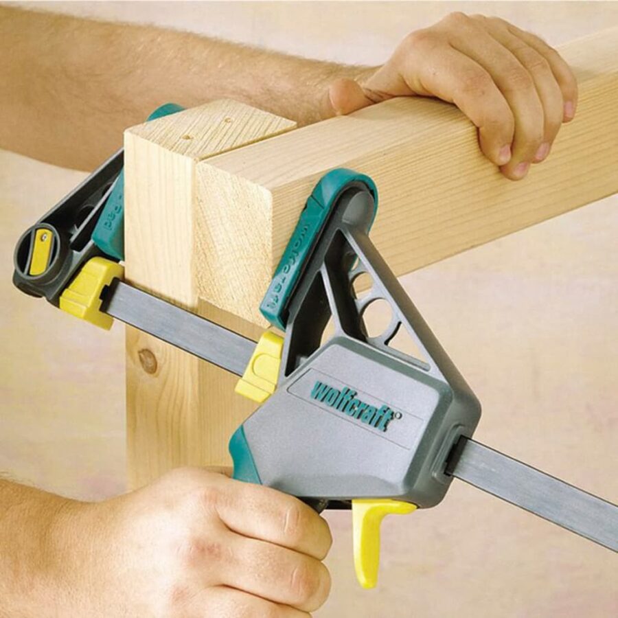 wolfcraft Eénhand-lijmklem EHZ Pro 100-300 3031000 - Afbeelding 4