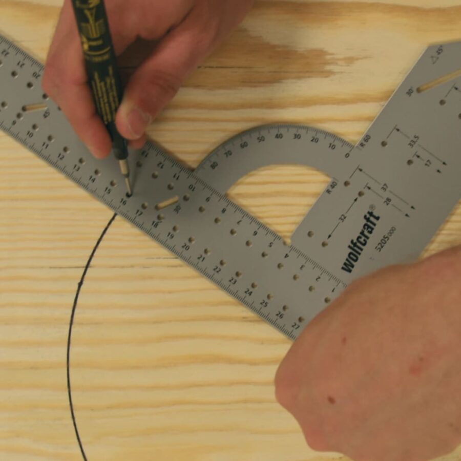 wolfcraft Universele winkelhaak 300 mm 5205000 - Afbeelding 4