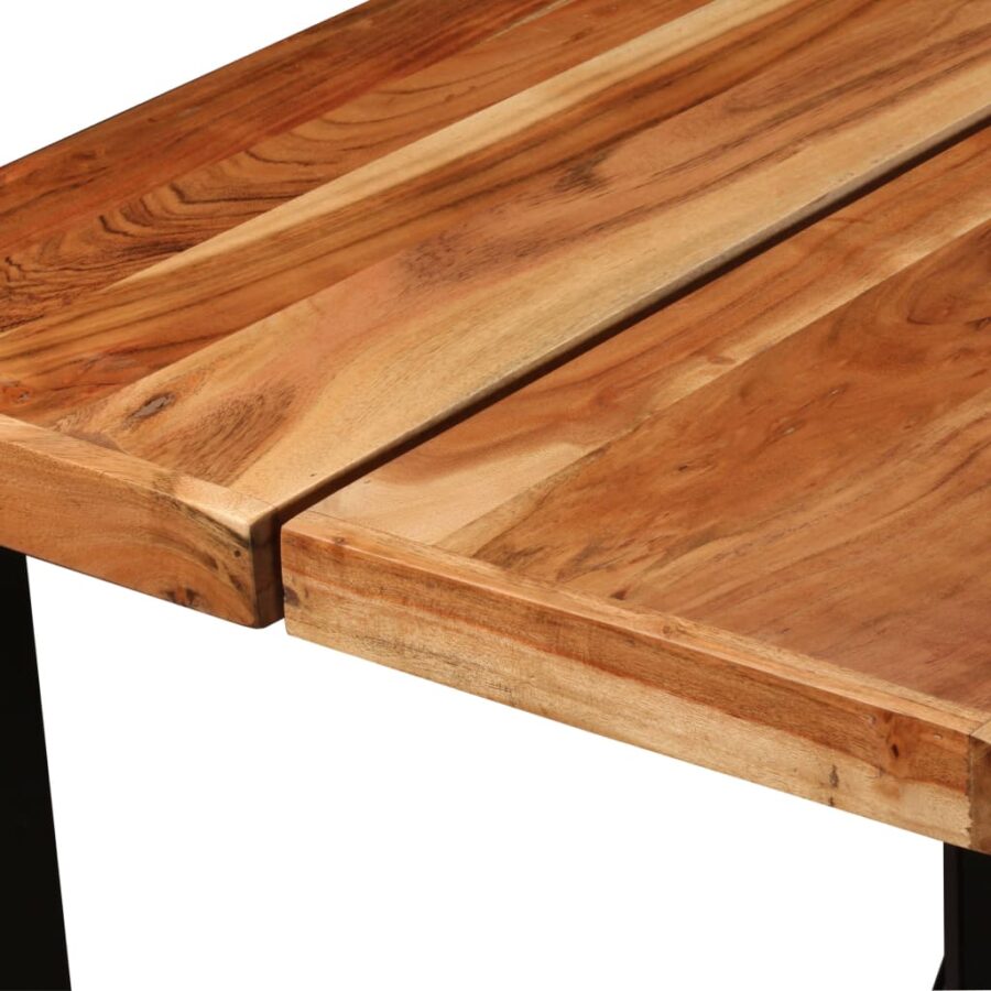 Bartafel 150x70x107 cm massief acaciahout - Afbeelding 5