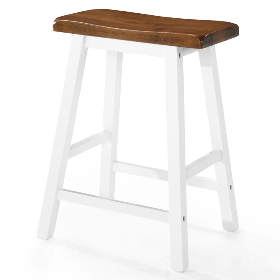 Bartafel- en krukkenset massief hout 5-delig - Afbeelding 7