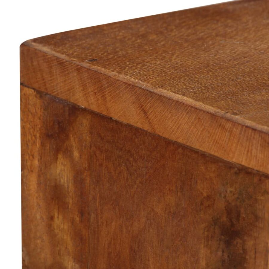 Dressoir 110x30x75 cm massief gerecycled hout bruin - Afbeelding 7
