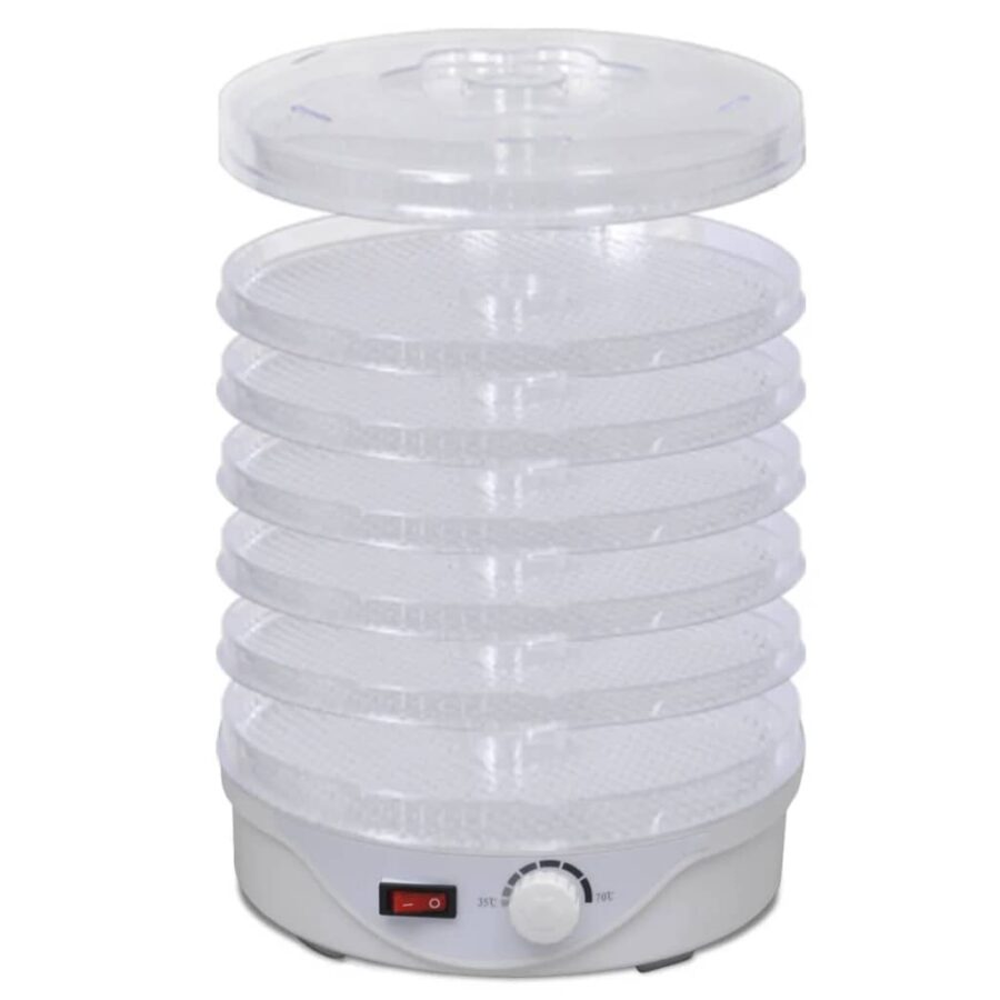 Voedseldroger rond 250 W 6 lades