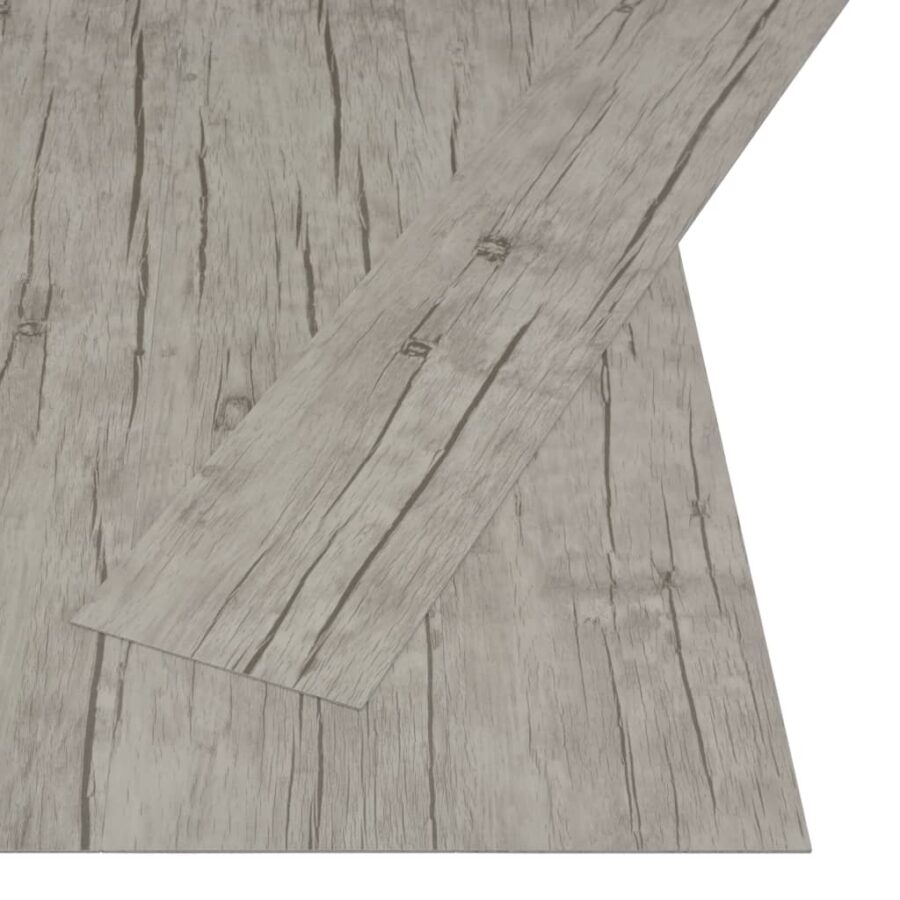 Vloerplanken zelfklevend 4,46 m² 3 mm PVC washed eiken - Afbeelding 2